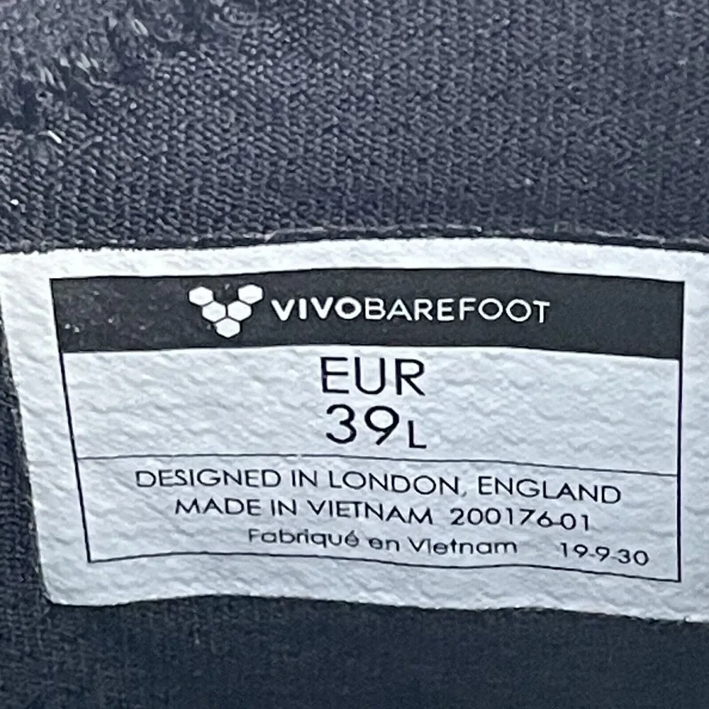 Vivobarefoot Womens Kasana Knit & Leather Black Minimalist Barefoot Shoes 8 EU39 - Picture 13 of 13